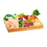 menu barf monoproteico de pollo para alimentacion saludable